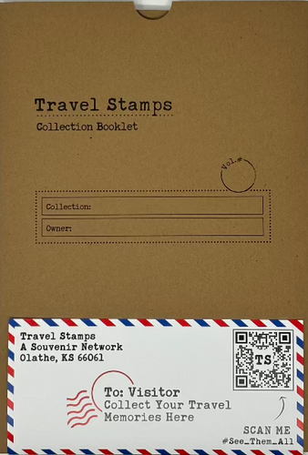 Travel Stamps Collection Booklet