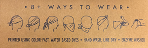National Parks of the USA Map Bandana