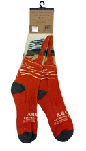 Load image into Gallery viewer, Arches Delicate Arch WPA Style Socks