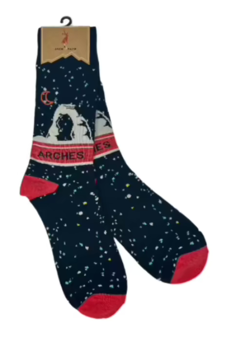 Arches Crescent Moon Socks