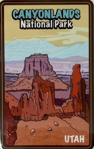Canyonlands Washer Woman Sticker
