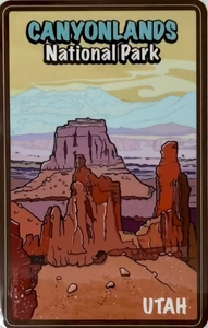 Canyonlands Washer Woman Sticker