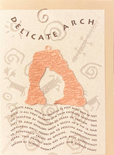 Load image into Gallery viewer, Delicate Arch Suncatcher &amp; Notecard