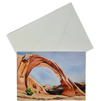 Load image into Gallery viewer, Corona Arch Watercolor Notecard