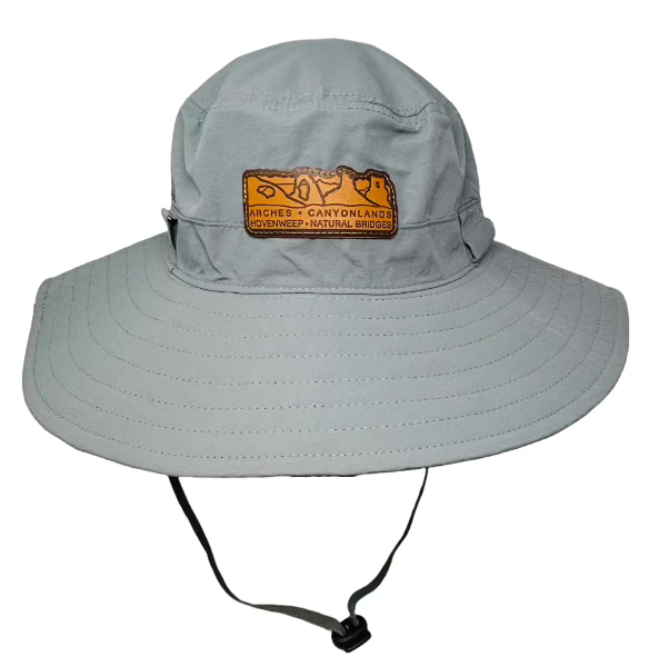 【ANGLAN】Color Block Mountain Boonie Hat Coal Seymour - Northland - Mountain Boutique Shop