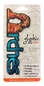 Arches Blue Glyphix Icon Sticker