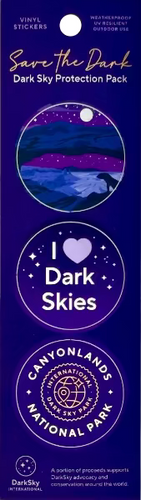 Canyonlands Trio Dark Sky Stickers