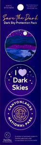 Canyonlands Trio Dark Sky Stickers