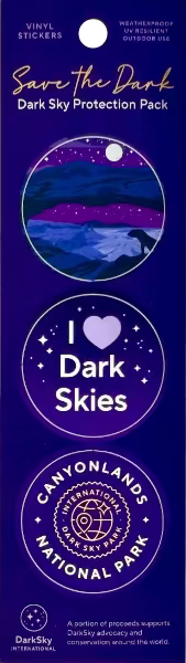Canyonlands Trio Dark Sky Stickers