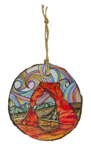 Delicate Arch Wood Ornament