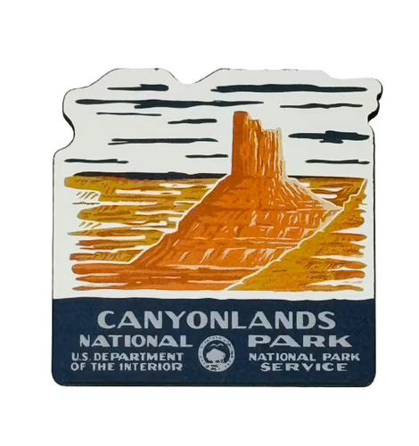 Canyonlands Wood Magnet