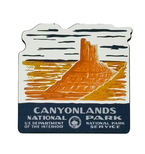 Canyonlands Wood Magnet