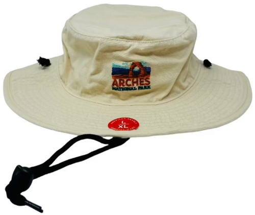 Arches Wide Brim Bucket Hat