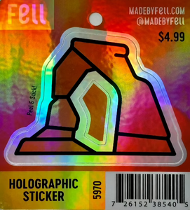 Arches Holographic Delicate Arch Sticker