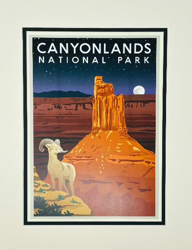 Canyonlands Candlestick Tower 11 x 14 Matted Print
