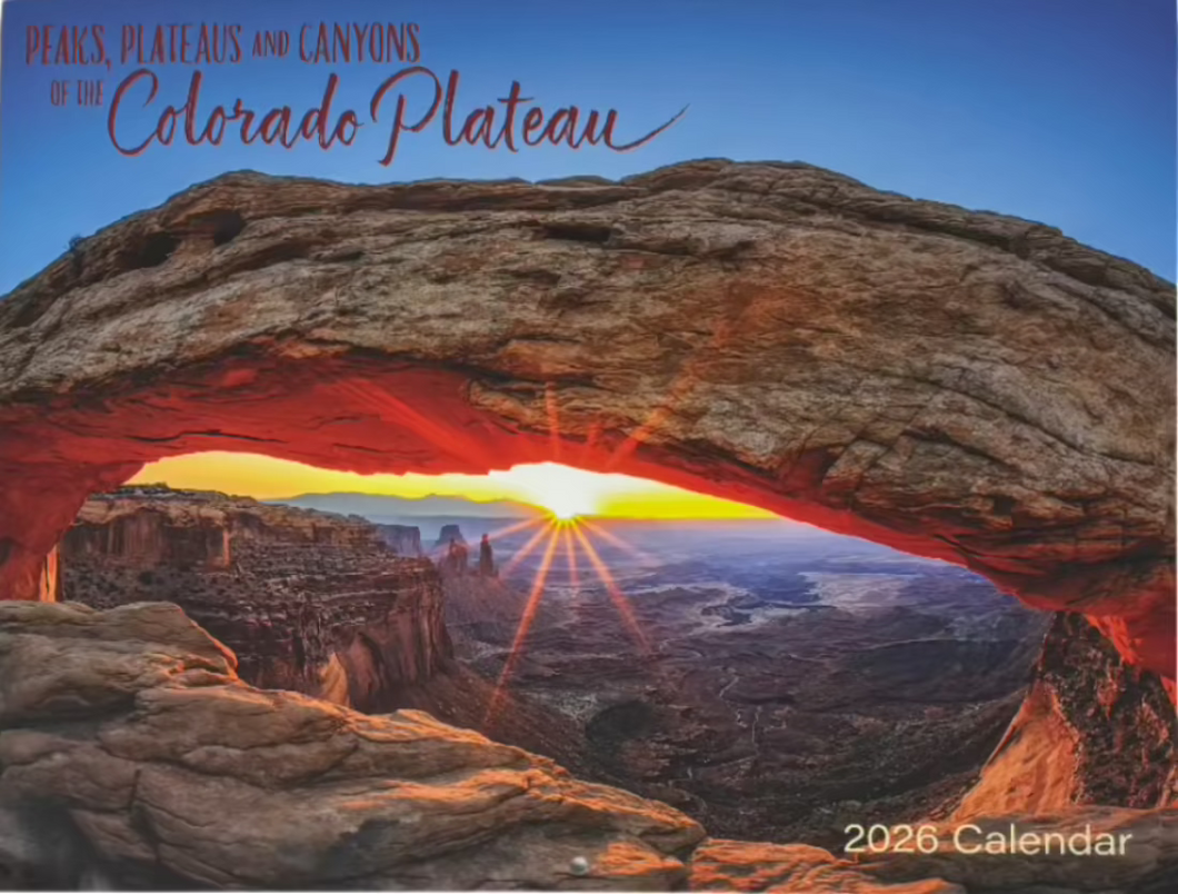 2026 Peaks, Plateaus & Canyons Wall Calendar