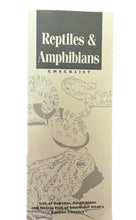 Load image into Gallery viewer, Reptiles &amp; Amphibians Checklist Pamphlet