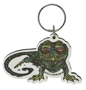 Arches & Canyonlands Lizard Reflection Keychain