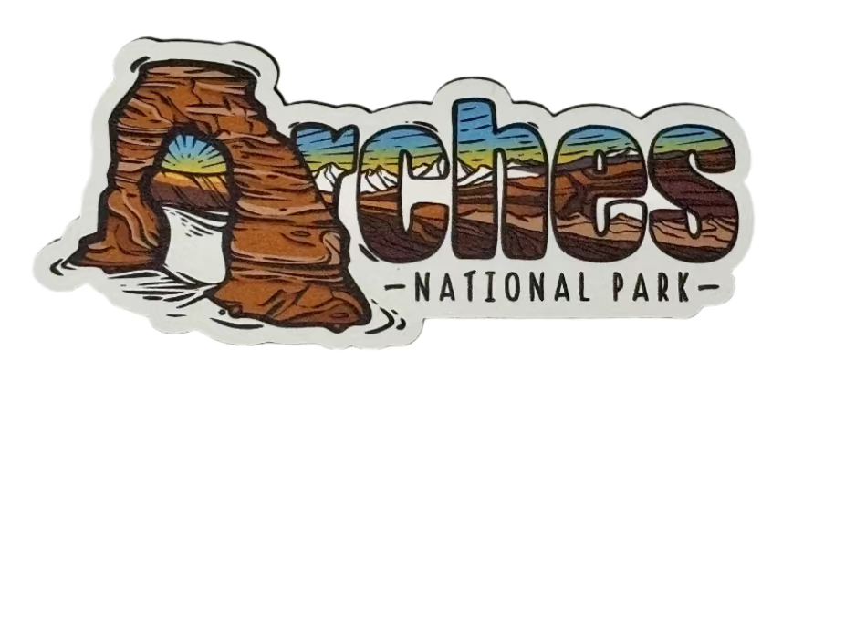 Arches Word Magnet