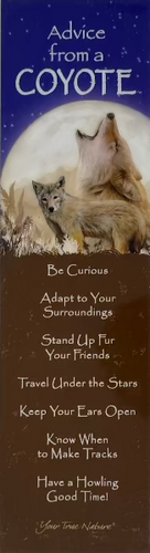 Advice from a Coyote Bookmark