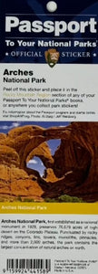 Arches NP Passport Sticker