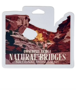 Natural Bridges Owachomo Bridge Die-Cut Sticker