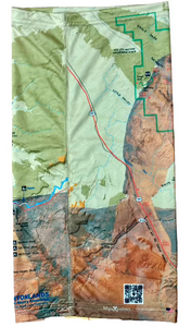 Arches National Park Map Neck Gaiter