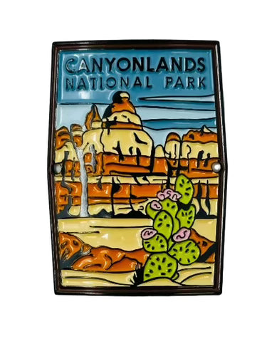 Canyonlands Needles Walking Stick Medallion