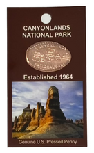 Load image into Gallery viewer, Canyonlands Needles District Pressed Penny