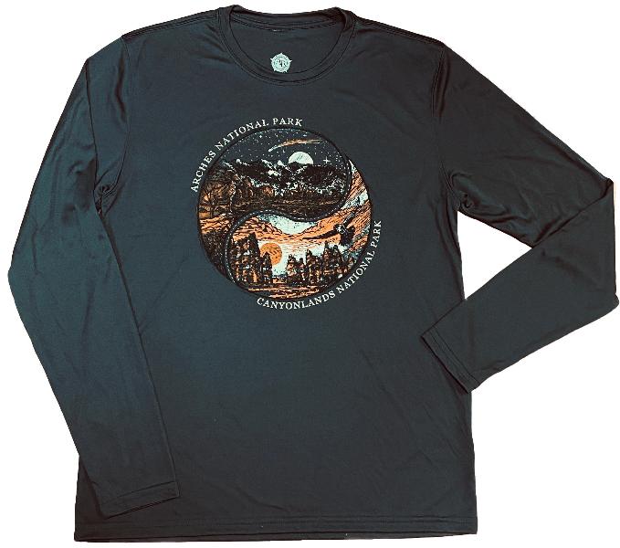 Arches & Canyonlands Yin Yang Long Sleeve T-Shirt