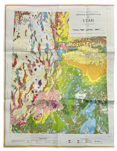 Utah Geologic Highway Map