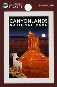 Canyonlands Candlestick Tower Mini Sticker