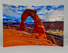 Load image into Gallery viewer, Curved Metal Print Delicate Arch
