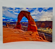 Load image into Gallery viewer, Curved Metal Print Delicate Arch