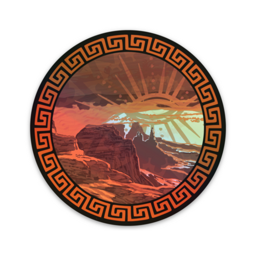 Mesa Arch Holographic Sticker