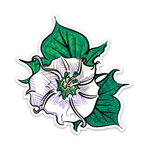 Moonflower Sticker