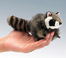 Load image into Gallery viewer, Raccoon Finger Puppet