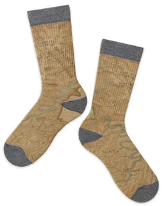 Canyonlands National Park Map Socks