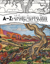 Load image into Gallery viewer, A-Z Stone &amp; Sky Coloring Book
