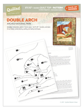 Load image into Gallery viewer, Double Arch Quilt Pattern