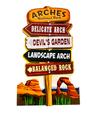 Arches Directions Magnet