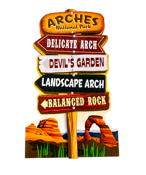 Arches Directions Magnet