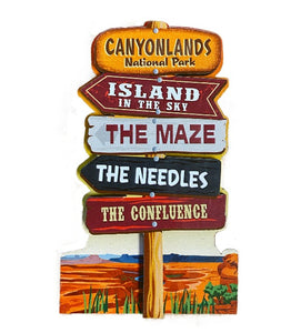 Canyonlands Directions Magnet
