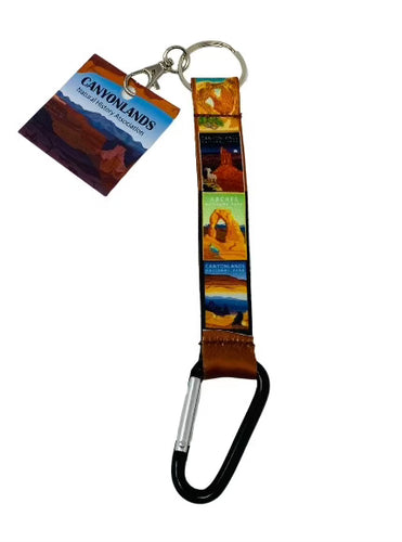 Southeast Utah Parks & Monuments Carabiner Strap Keychain