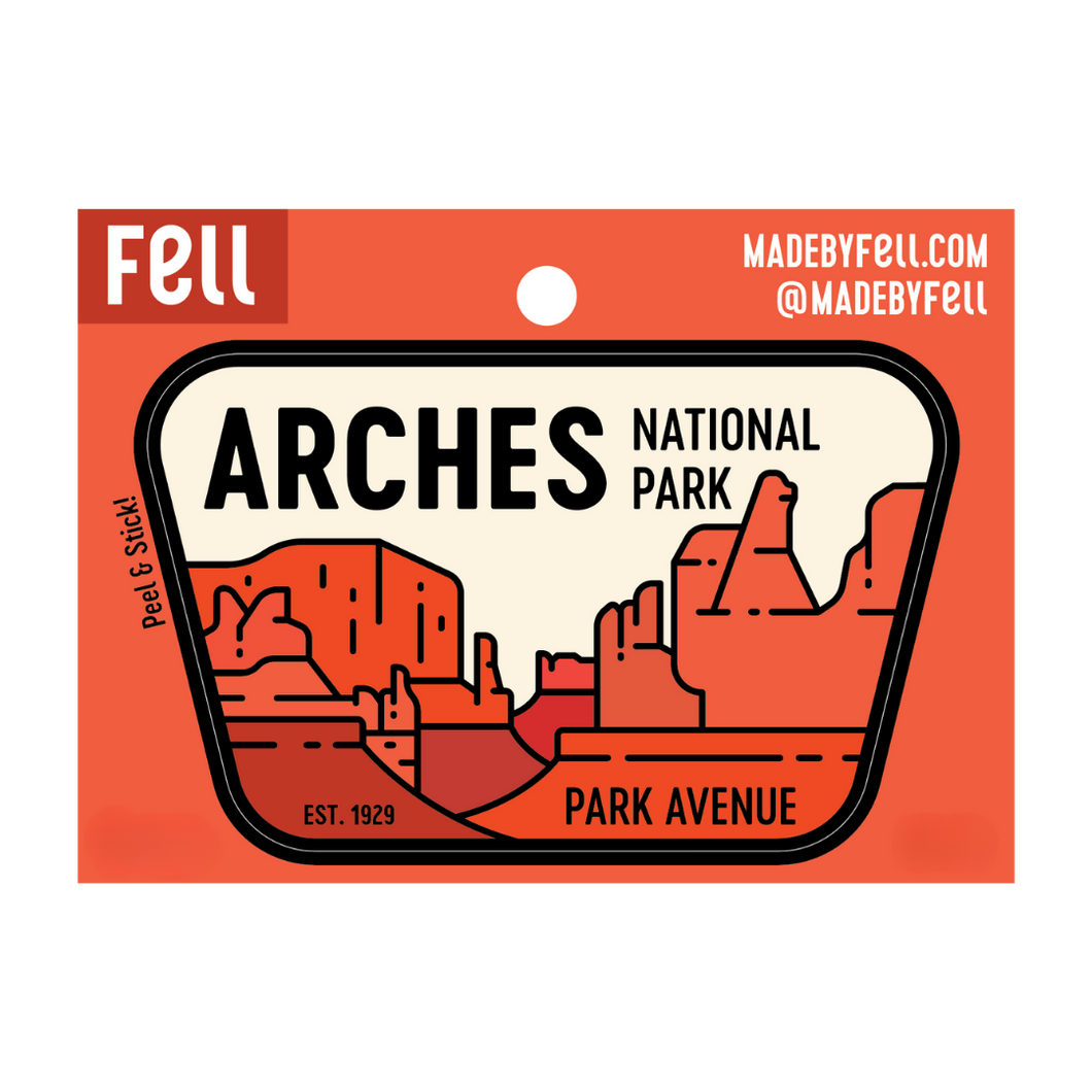 Arches Park Avenue Sticker