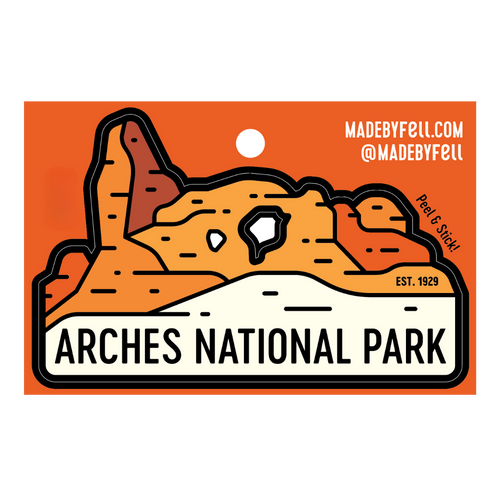 Arches Turret Arch Die Cut Sticker