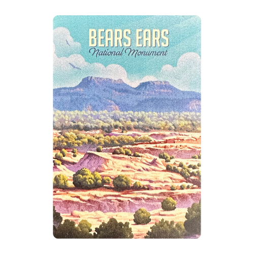 Bears Ears Metal Magnet