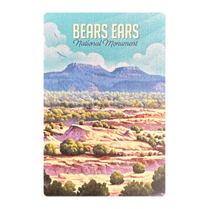 Bears Ears Metal Magnet