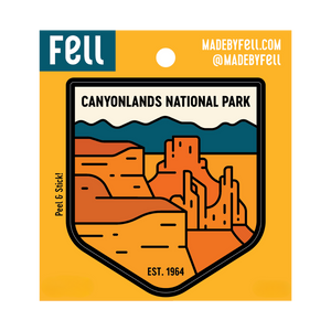 Canyonlands Mesa Arch View Sticker