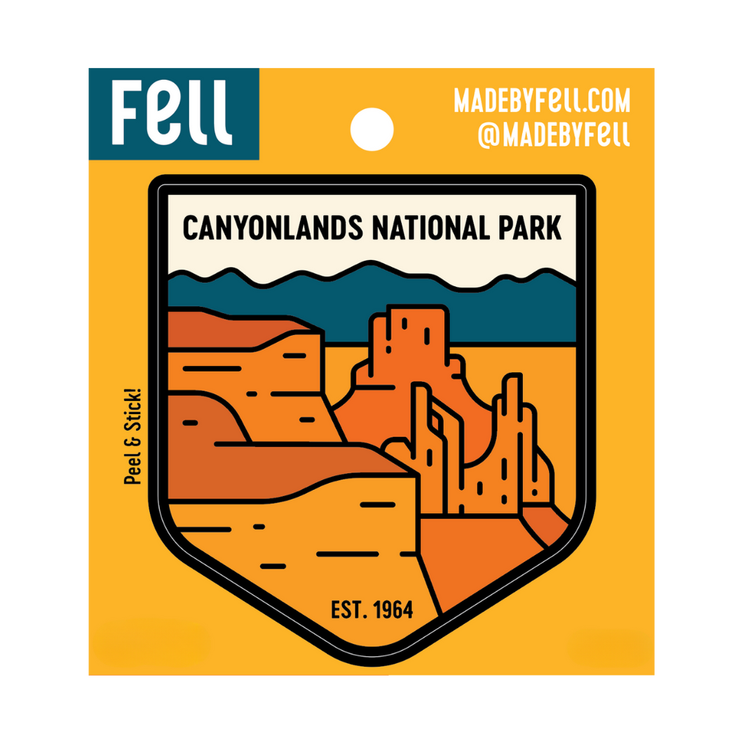 Canyonlands Mesa Arch View Sticker